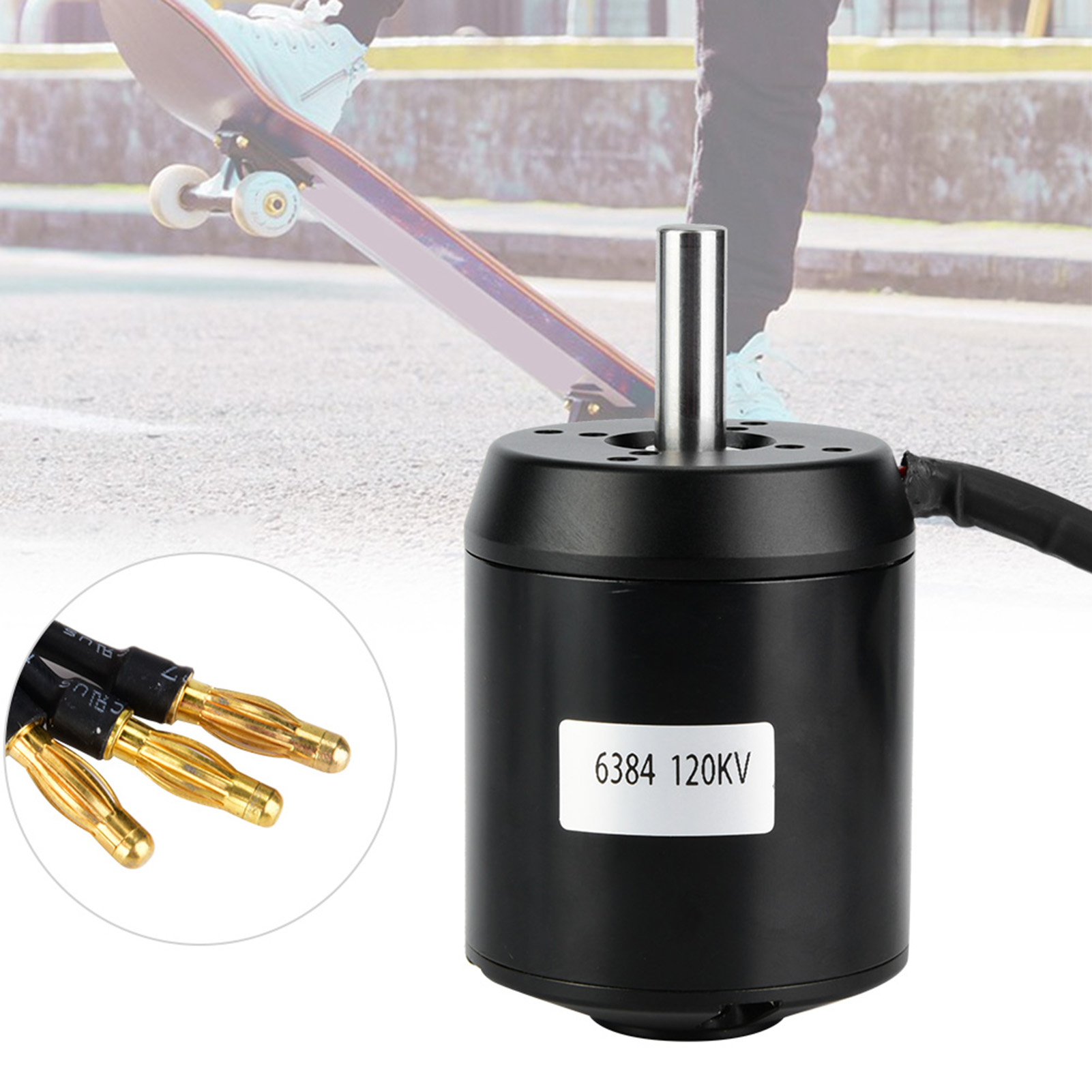 6384 Brushless Motor Sensored - Elektrikli Scooter için Fırçasız Motor 6384